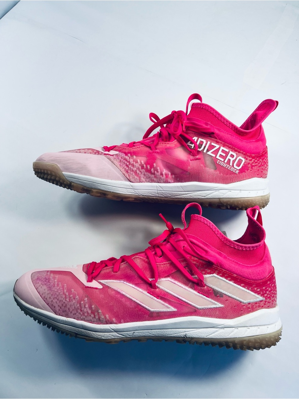 Adidas Adizero Light Lock #GZ9715 Pink Men’s Size:13 Athletic Shoes